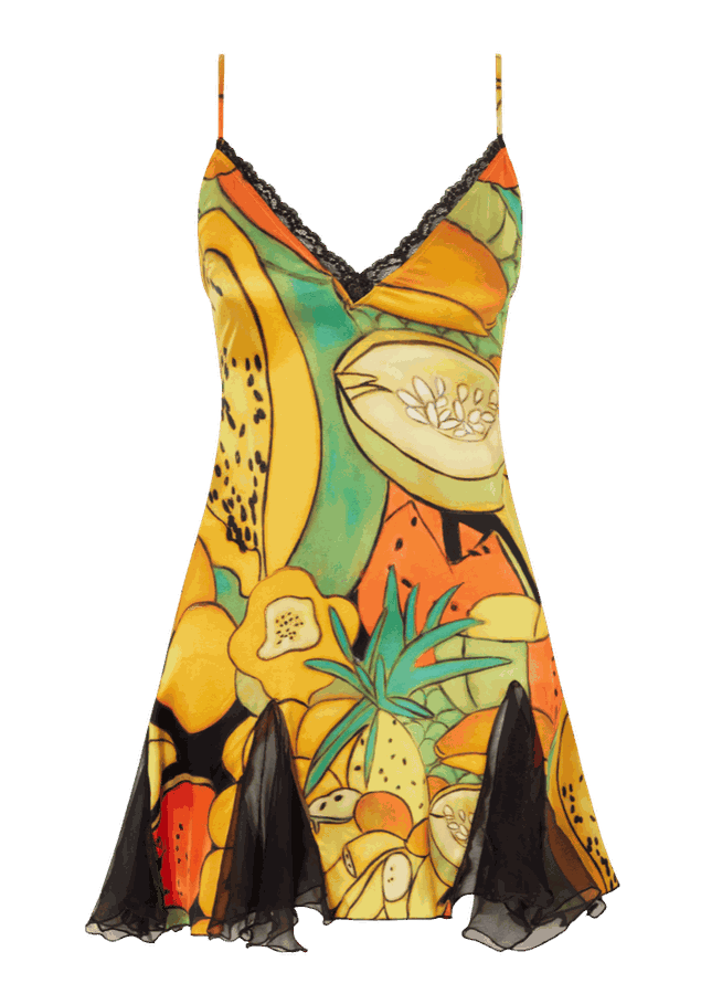 Silk dress with tags